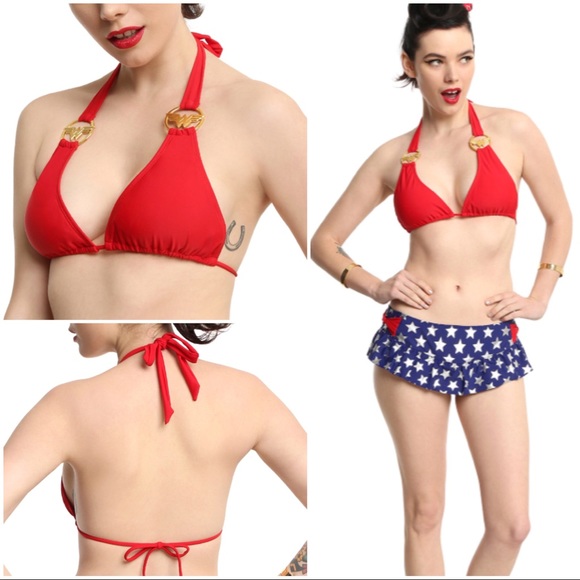 wonder woman bikini top